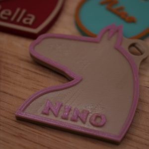 Namensmarken Temperaturbeständig Einfarbig